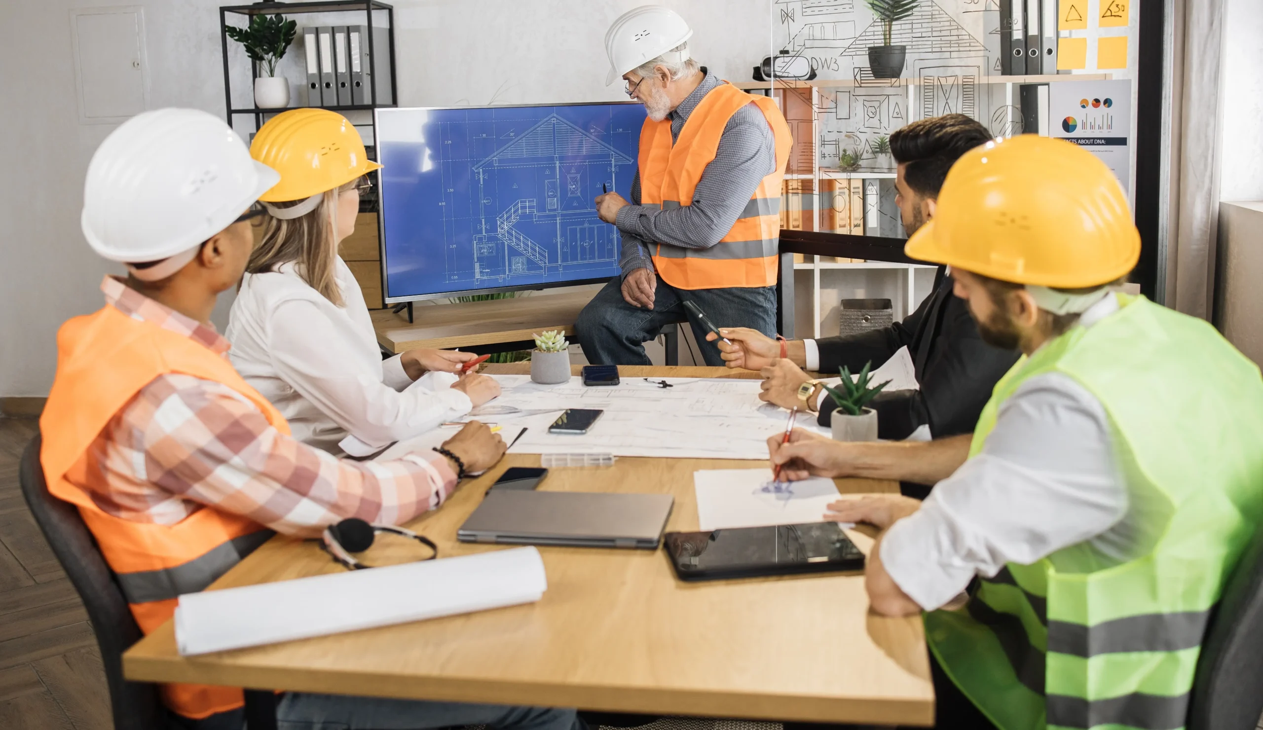 Supervisor taking OSHA 30-hour online training