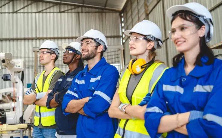 “OSHA training in Brooklyn – workers completing OSHA 10 and 30 certification online”